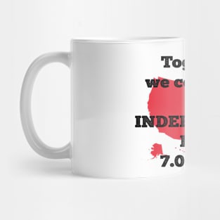 Together we Celebrate our Independence Day, 04th of July Mug